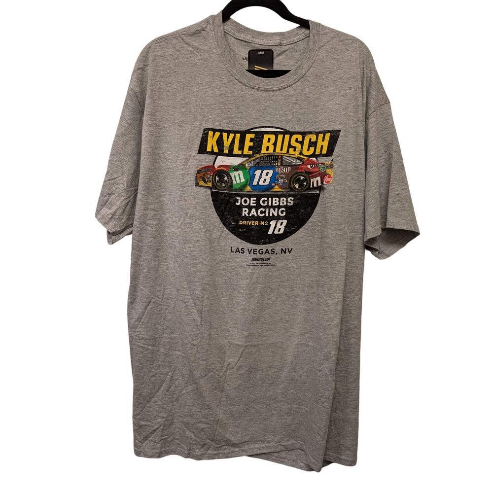 Nascar Kyle Busch Graphic T Shirt Joe Gibbs Racing #19‎ Las Vegas, NV